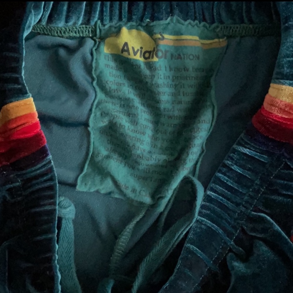 Aviator Nation Velour Sweats